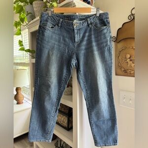 LC Lauren Conrad Women's Classic Denim Straight Leg Jeans